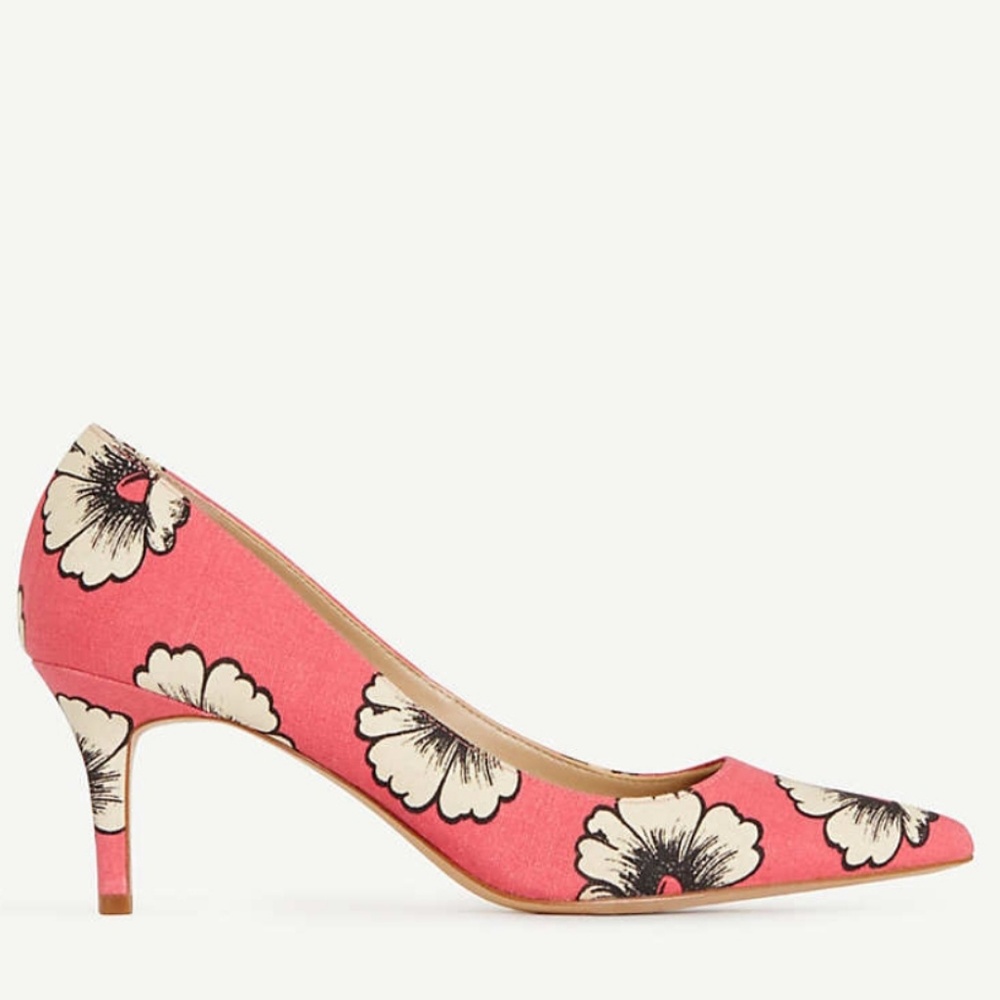 Ann Taylor Erin Daisy Kitten Heels Sz 8